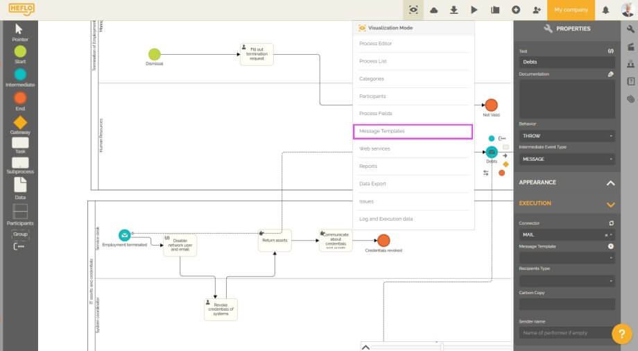 Creating email templates and attachments