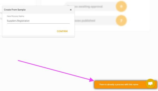How to import a sample process
