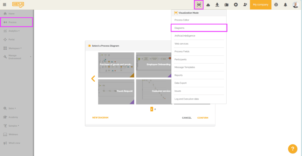 Export a process book