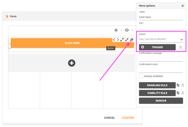 Create a Button to Return to a Previous Task in a Form